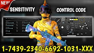 NEW UPDATE 4.3 CODE 🔥 PUBG MOBILE/BGMI SENSITIVITY SETTINGS 2025 | BEST SCOPE SENSITIVITY SETTINGS✅