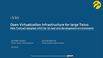Open Virtualization Infrastructure for large Telco