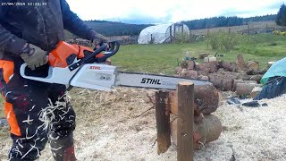 Husqvarna 1100 follows the wood monster cloggin for Gold