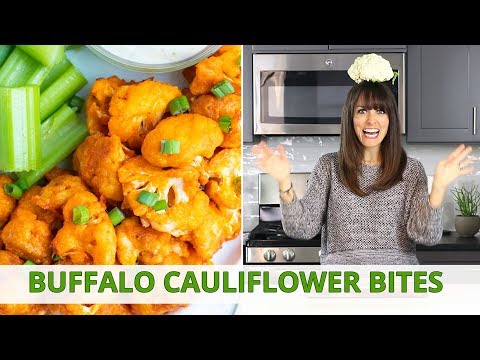 Buffalo Cauliflower Bites | Vegan + Low-Carb