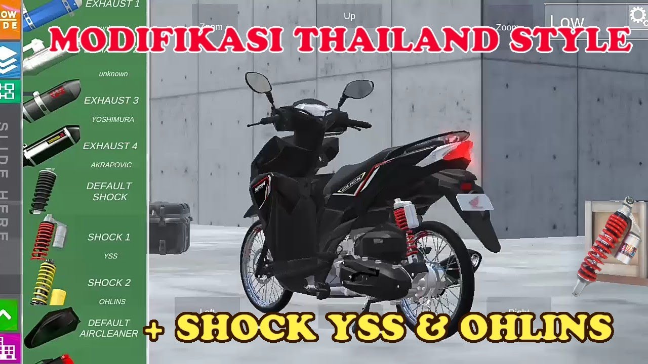 Modifikasi Game Motor Vario Terbaik Thailand Style Aplikasi Game