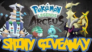 🔴 LEGENDS OF ARCEUS HYPE! - (Pokemon Sword and Shield) Shiny Giratina Hunt  and SHINY GIVEAWAY!!! 