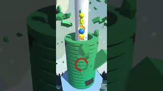 Stack Jump Ball Level 1 #satisfying #shorts #asmr #stackball