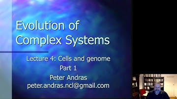 Evolution of Complex Systems - Video 8 (Lecture 4 Part 1)