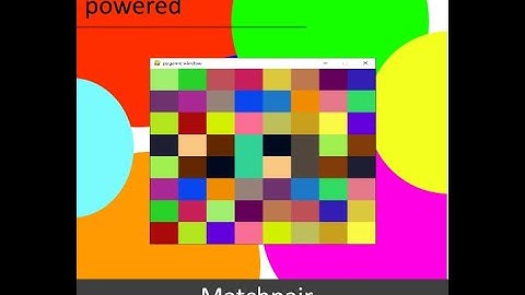 How to make a match pair game with Python & Pygame