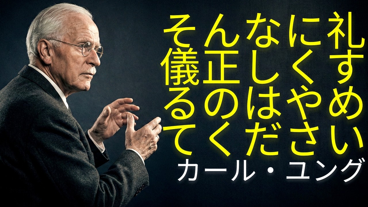 礼儀正しさをやめて、本物になりましょう - カール・ユング
