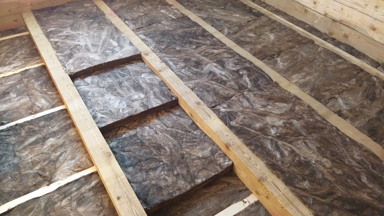 Утепляем пол и потолок! - YouTube