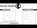 C login form register form sql database sql connection using xampp