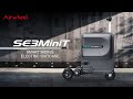 Airwheel se3minit smart luggage is a electric gocart that can bring convenience to the journey