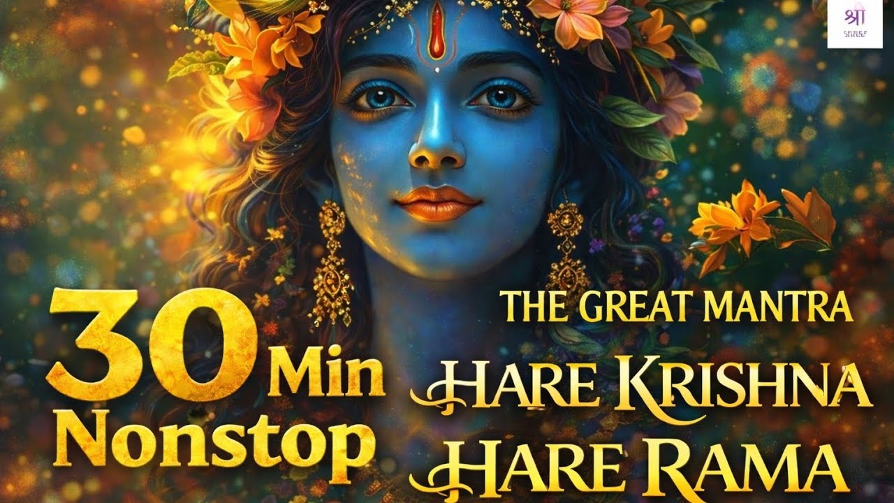 🌼Nonstop Krishna Bhakti – Hare Krishna Hare Rama Powerful Chanting | Devine Peacfull Krishna Bhajan 