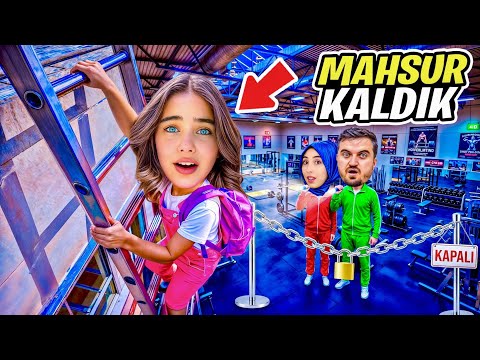 OTELDE GECE SALONA GİRDİK ‼️ EYVAH ELİF SİNEM KAPILAR KİLİTLENDİ !!