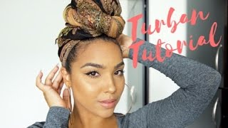 The EASIEST Headwrap/Turban Tutorial!