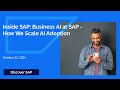 Business AI at SAP: How We Scale AI Adoption ✨