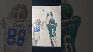 I drew DeVonta Smith VS CeeDee Lamb! Who would win 1 on 1? Comment who I should draw next! Profile