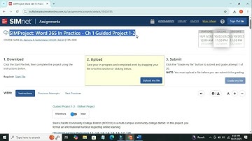 Excel 365 In Practice - Ch 1 Guided Project 1-2 |SIMnet Assignment Excel 20212024 Guided Project 1-2
