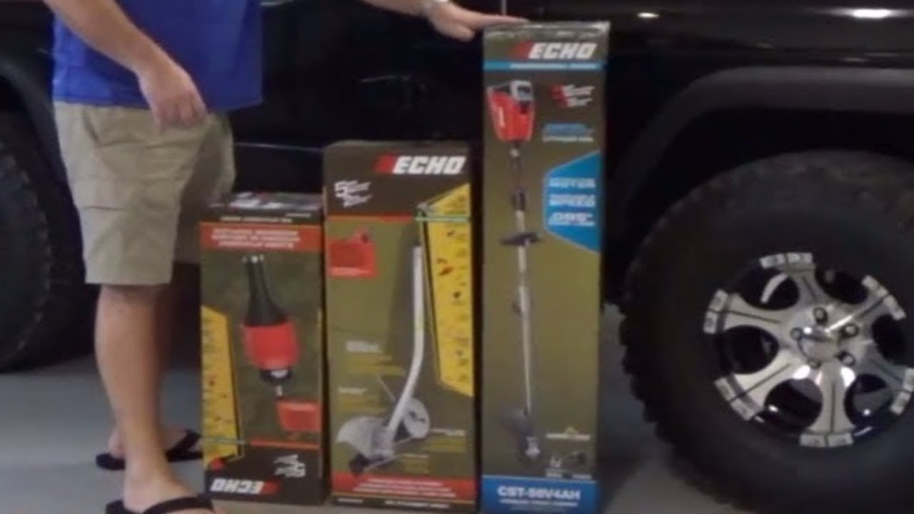 ⁣Unboxing Echo Power Head Trimmer, Edger, & Blower