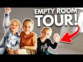 EMPTY ROOM TOUR! (Three Boys)