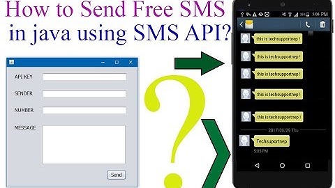 How to Send Free SMS From java using SMS API? [With Source Code]