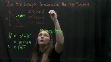 5.4 Right Angle Trigonometry #23-27