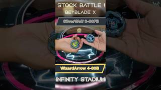 เบลเบลดหลังร้าน EP1 ! | SilverWolf 3-80FB vs WizardArrow 4-80B #beyblade #beybladex