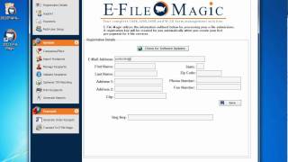 1099 Software - Registering E-File Magic