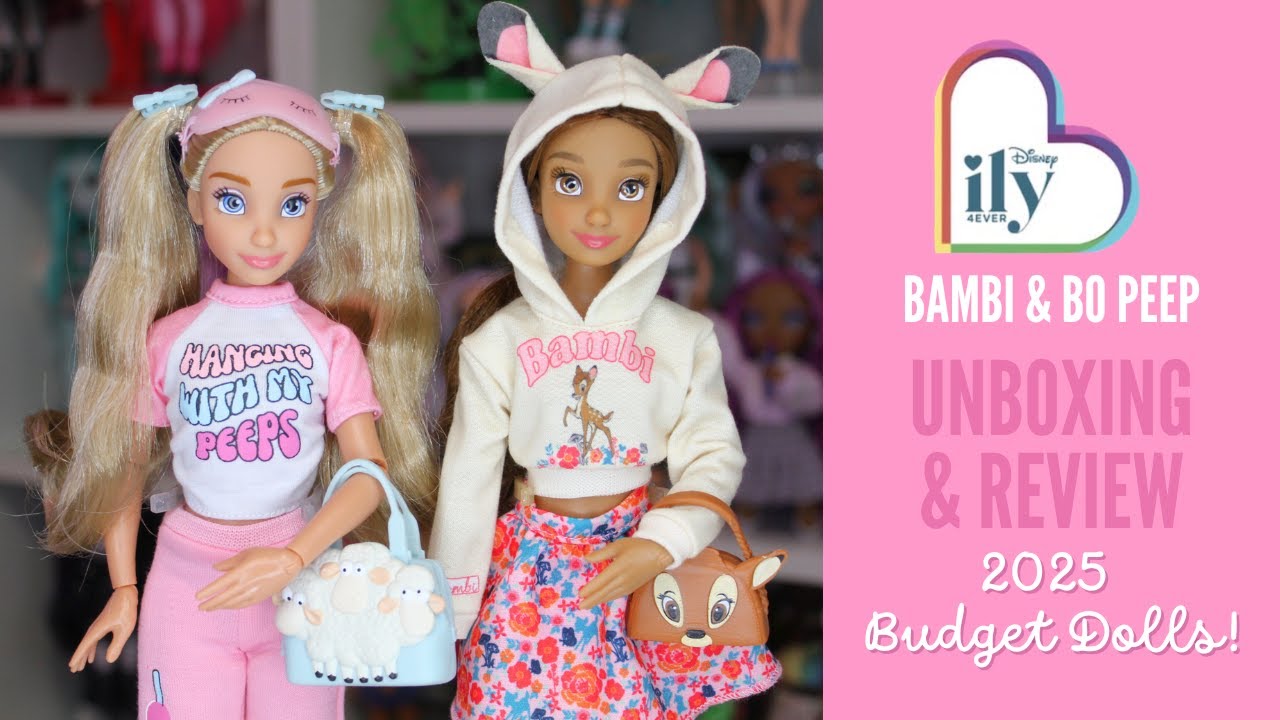 Куклы Disney ILY 4Ever Бэмби и Бо Пип — распаковка и обзор