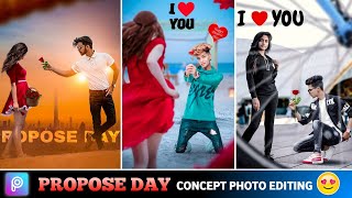 Propose Day Photo Editing || Picsart Propose Day Photo Editing || Valentine Photo Day Editing screenshot 5