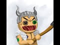 Tiny angry barbarian Poppet Wip, not Speedpaint