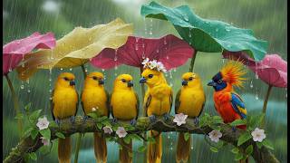Beautiful Piano Music with Colorful Amazon Birds 4K | Soft Nature Music for Emotional Healing screenshot 5