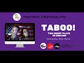 TABOO! : Two Short Plays in English (2022)