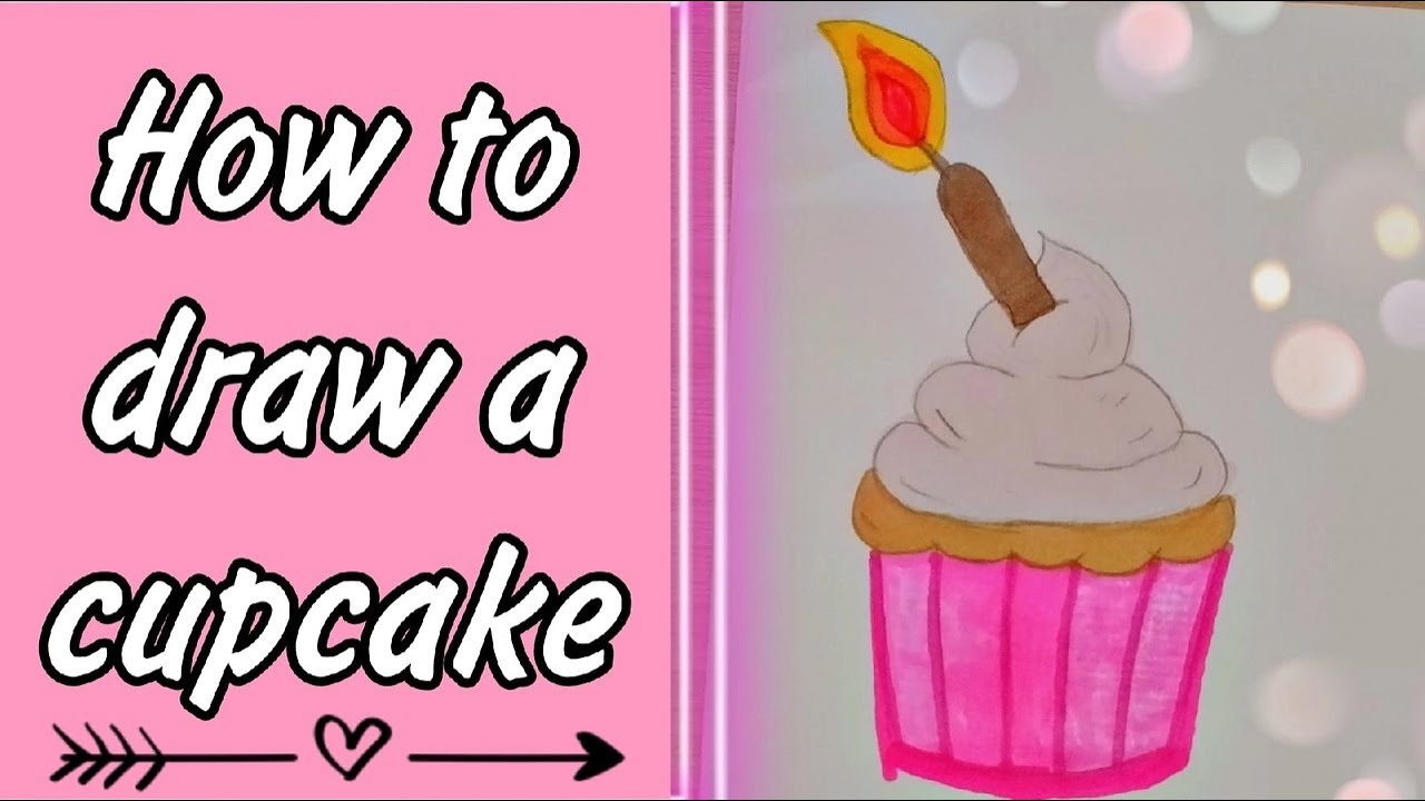 how to draw a cupcake🧁 - YouTube