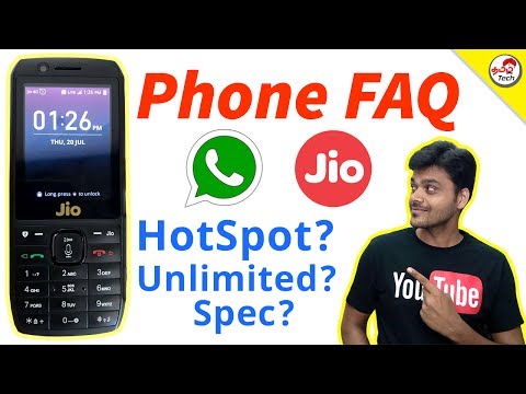 Jio PHONE FAQ : Whatsapp ? Hotspot ? Spec ? Unlimited Data ? |  Tamil Tech - Jio PHONE FAQ : Whatsapp ? Hotspot ? Spec ? Unlimited Data ? |  Tamil Tech