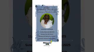 Catherine Almatha Cordice #obituariessvg #svg #obituaries #stvincent  #stvincentandthegrenadines