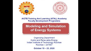 ATAL FDP Day 2 Session 1: Concepts of Solar Energy Systems by Prof  R. P. Saini