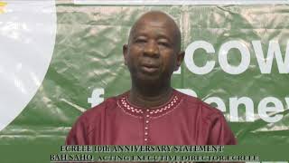 ECREEE 10 YEAR ANNIVERSARY STATEMENT