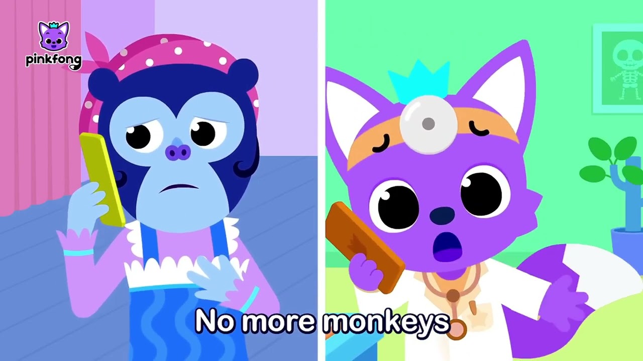 Five Little Monkeys Jumping On The Bed Sponsored By Klasky Csupo 2001 Effects