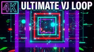 VJ Loop 4K - Neon Lights Background - Visual 4K Light Effect Visuals - background light