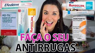 Faça o Melhor Creme Anti-idade, Antirrugas baratinho de farmácia como a Receita do Dr. Ivo Pitanguy