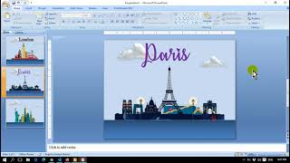 MS PowerPoint: Making Advertisement 2 (Metropol Travel Agency)