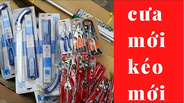 21-12 hàng về nhiều | kéo cắt cành mẫu mới nhất + cưa thẳng 35cm thép trắng giá SIÊU rẻ