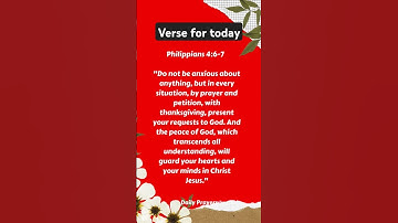 Thumbnail of Bible verse for today 🙏#bible #verse #today#youtubeshorts #prayer