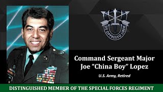 Command Sergeant Major Joe Lopez - DMOR