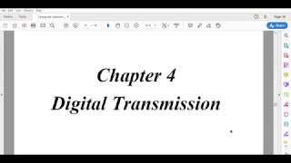 المادة: Computer Networks/الموضوع:Chapter 4/ Digital Transmission/المرحلة الرابعة/م. سيف الدين مصطفى