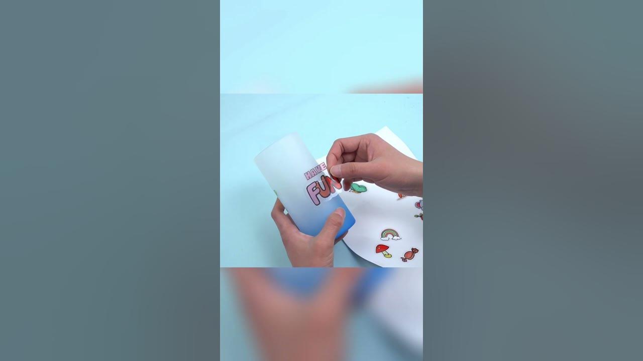 DIY Sublimation Waterproof Stickers on WALASub Adhesive Decal