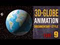 3D Globe Map Animation using Geolayer &amp; without Geolayer Tutorial:9