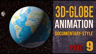 3D Globe Map Animation using Geolayer & without Geolayer Tutorial:9