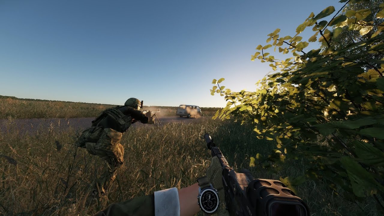 Russian SSO Ambush on Ukrainian Van | Arma Reforger