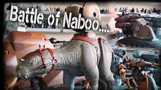 Battle of Naboo | Gungan Army & Trade Federation | STAR WARS 3.75 Collection!