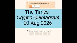 The Times Cryptic Quintagram 2642