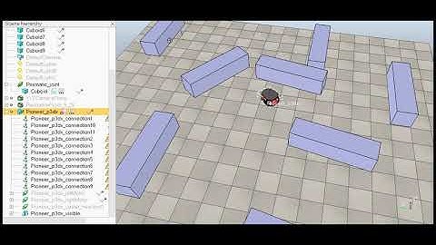 Robot simulator with a python interface